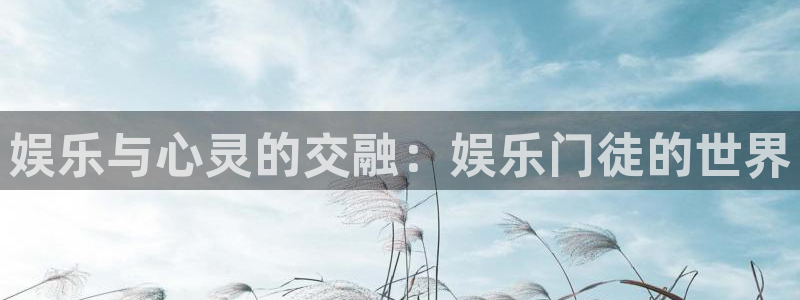 彩神vip：娱乐与心灵的交融：娱乐门徒的世界