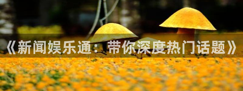 app彩神：《新闻娱乐通：带你深度热门话题》